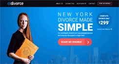Desktop Screenshot of ezdivorce.com
